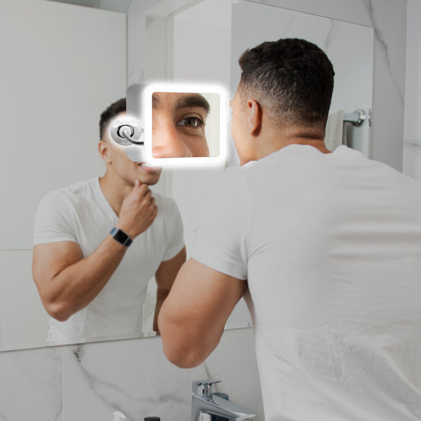 Fancii Modern Lighted Magnifying Makeup Mirror & Reviews Wayfair